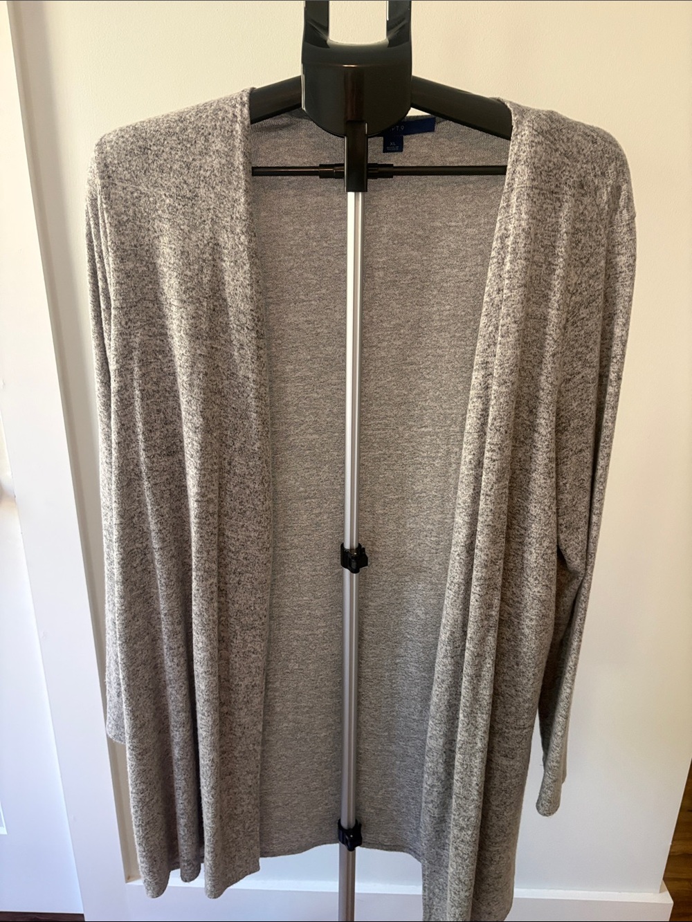 Apt 9 Light Gray Open Front Women’s Cardigan Sweater
